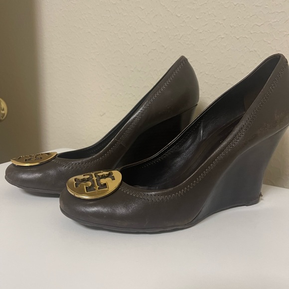 ✨💫 Tory Burch Brown Wedge Shoes 👠 💫✨ - Picture 2 of 11
